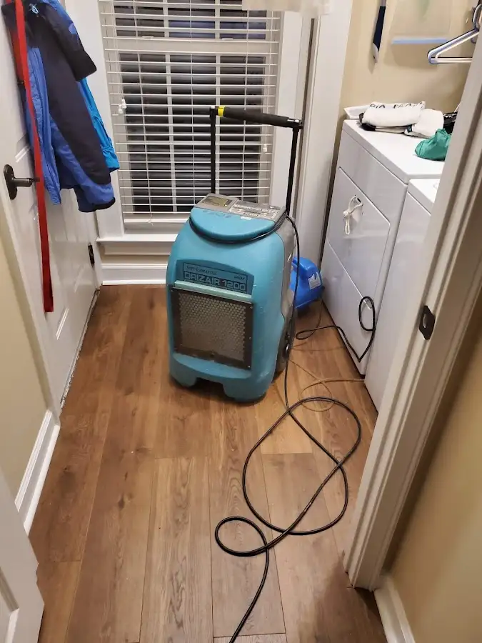 Commercial dehumidifier deployed for Crawl Space Restoration in Morris