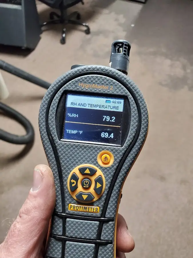 Moisture meter humidity assessment for Fire & Smoke Damage Restoration in Morris